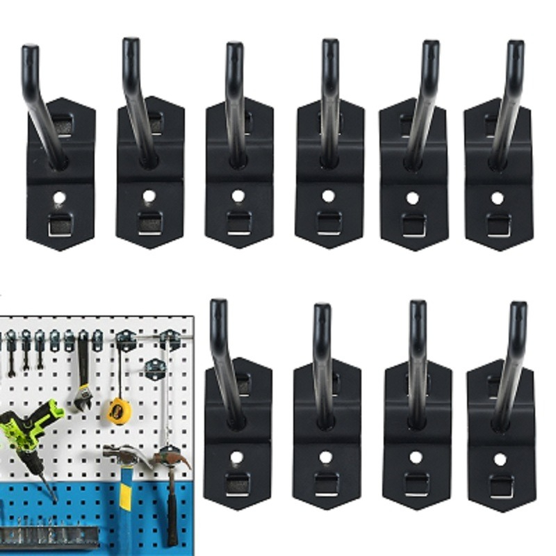 Gardening Tools Combo - 10Pcs/set 50mm Black Hole Board Hook