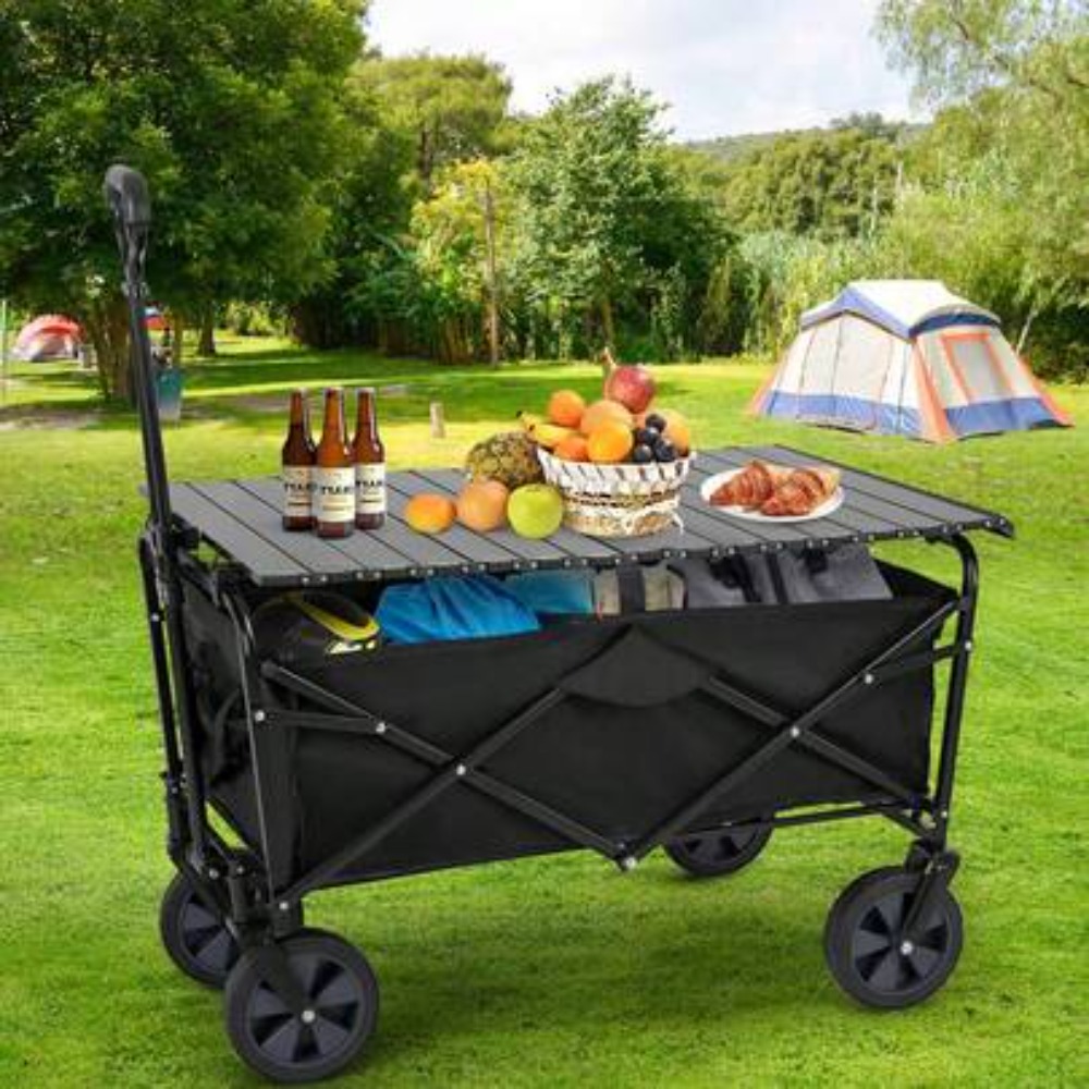 Gardening Tools Store - Garden Cart Folding Wagon Collapsible Heavy