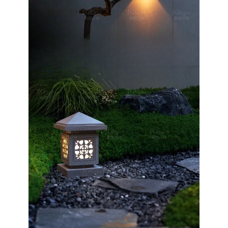 Outdoor Chinese stone lantern  - đánh giá và giá Gardening Hand Tools B&Q