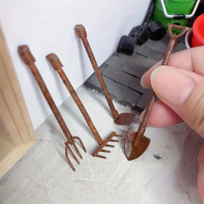 4Pcs/Pack Miniature Garden Too - đánh giá và giá Gardening Tools Combo