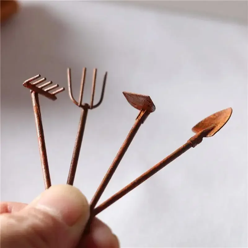 4Pcs/Pack Miniature Garden Too - đánh giá và giá Gardening Tools Combo