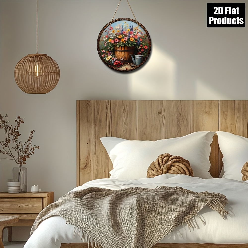2D Flat, 1pc, Round Wooden Dec - đánh giá và giá Gardening Tools Store