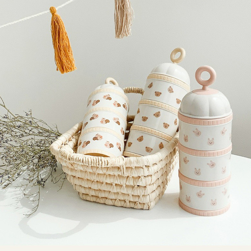 Cute Bear Milk Powder Box Baby - đánh giá và giá Fertilizer Dispenser