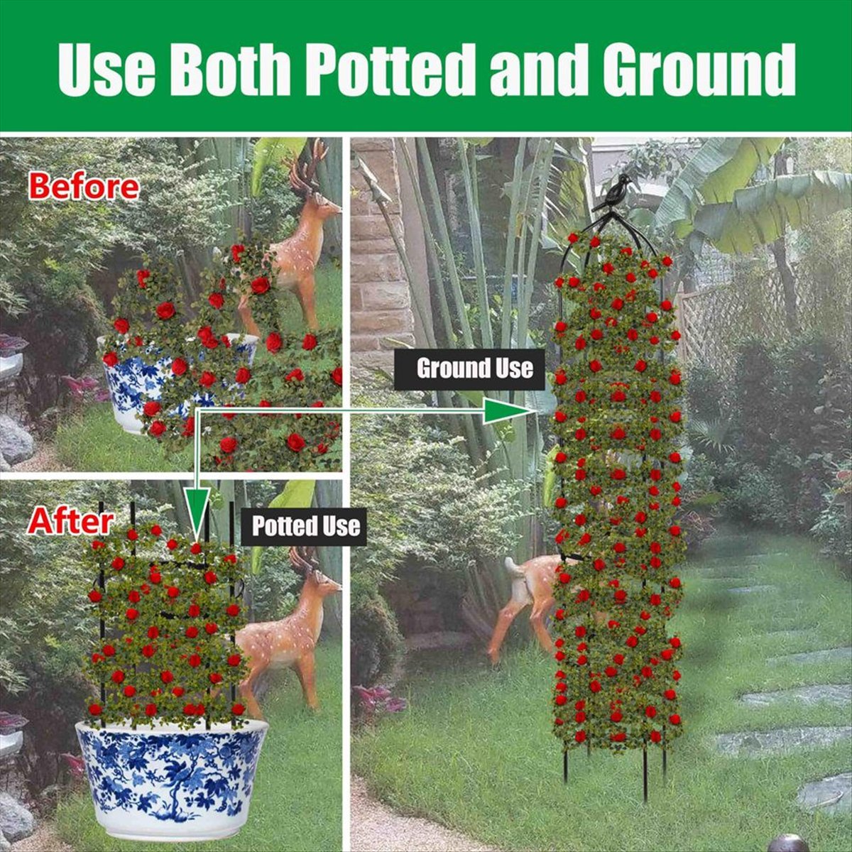AT16 Climbing Plant Obelisk Tr - đánh giá và giá Gardening Hand Tools B&Q