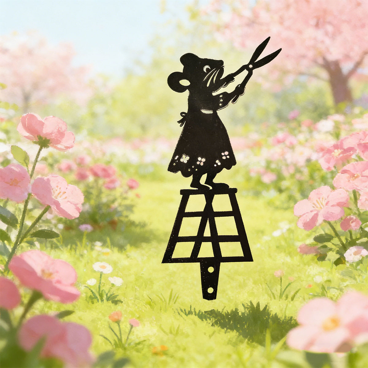 Black Silhouette Line Metal Ga - đánh giá và giá Gardening Tools Combo