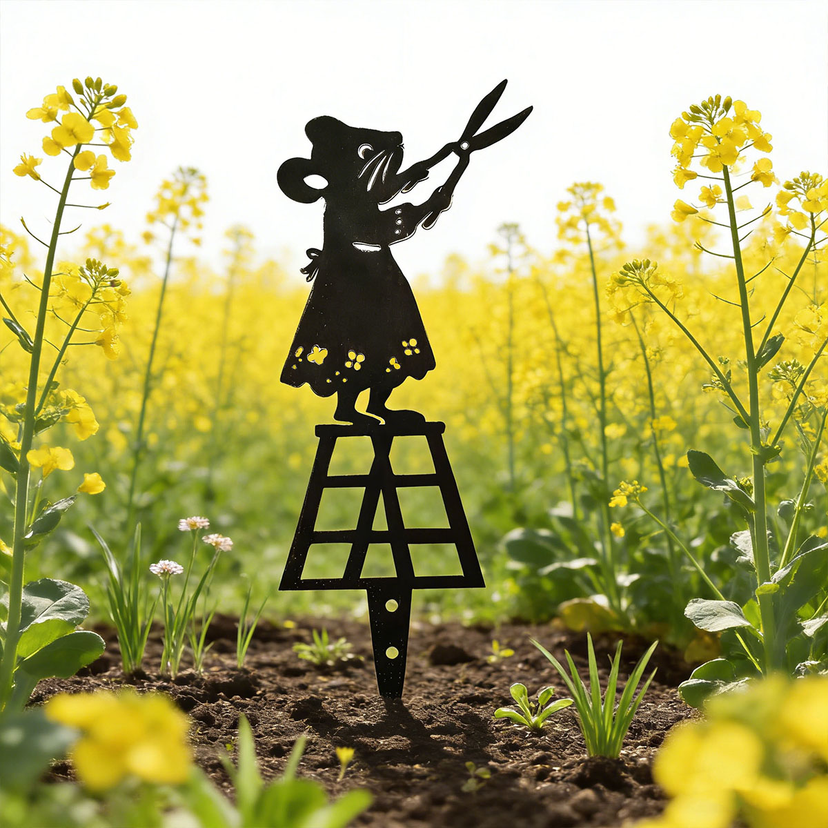 Black Silhouette Line Metal Ga - đánh giá và giá Gardening Tools Combo