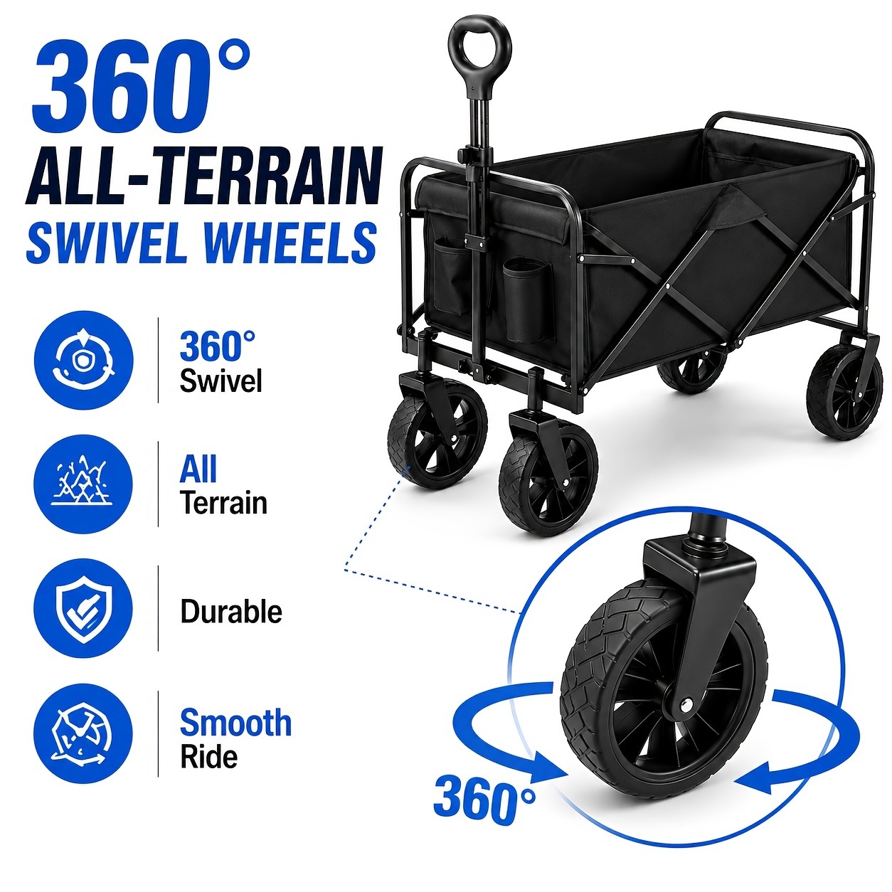 Heavy Duty Foldable All Terrai - đánh giá và giá Gardening Tools Store