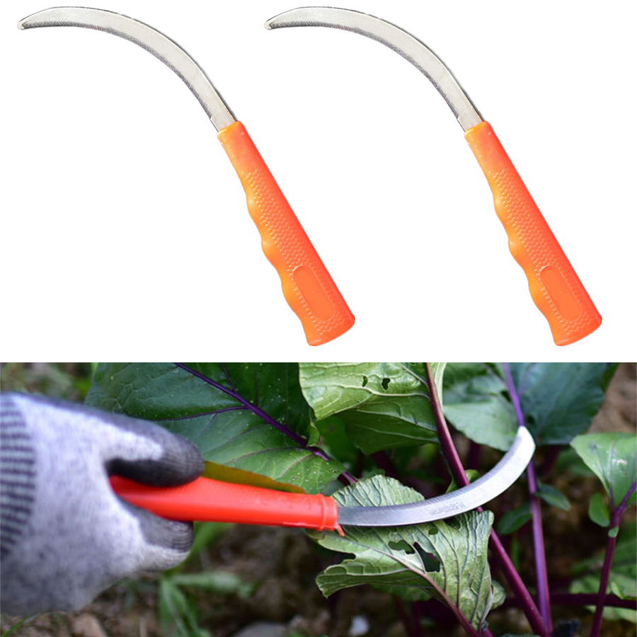 Stainless Steel Sickle Scythe  - đánh giá và giá Gardening Tools Combo