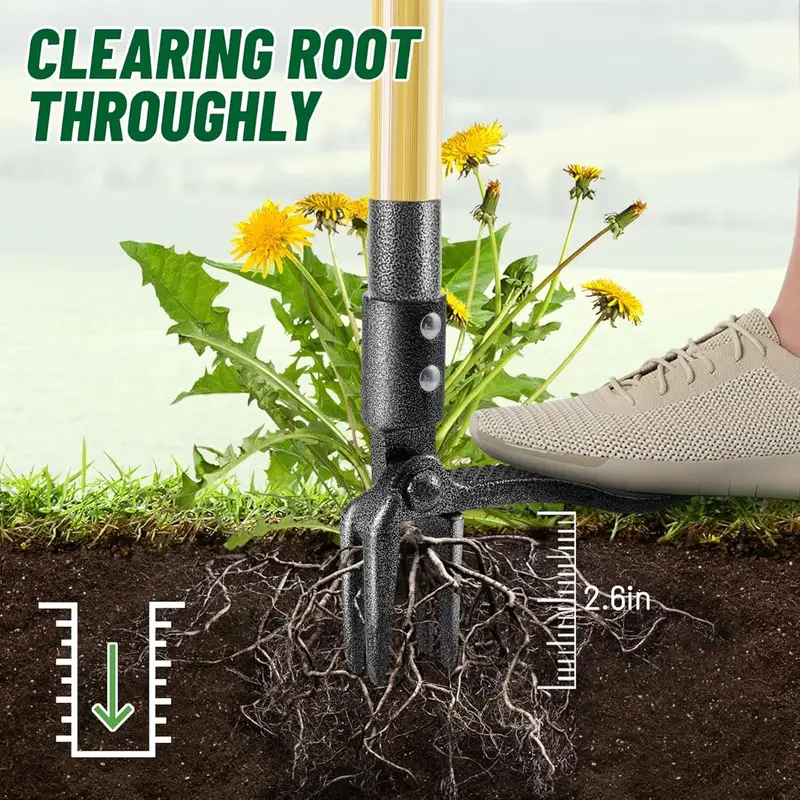Heavy-Duty Stainless Steel 4-P - đánh giá và giá Gardening Tools On Sale