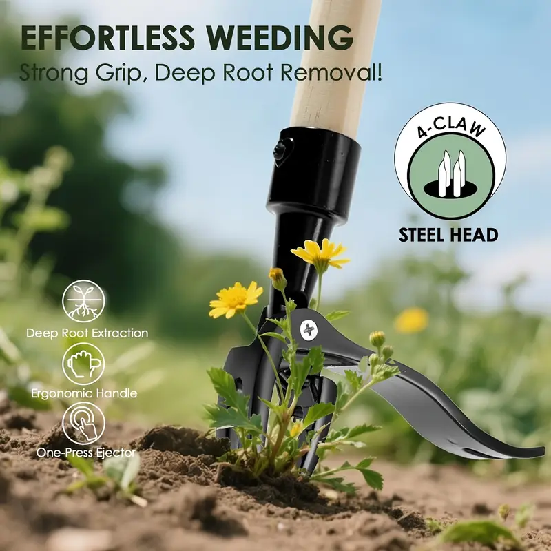 Heavy-Duty Stainless Steel 4-P - đánh giá và giá Gardening Tools On Sale